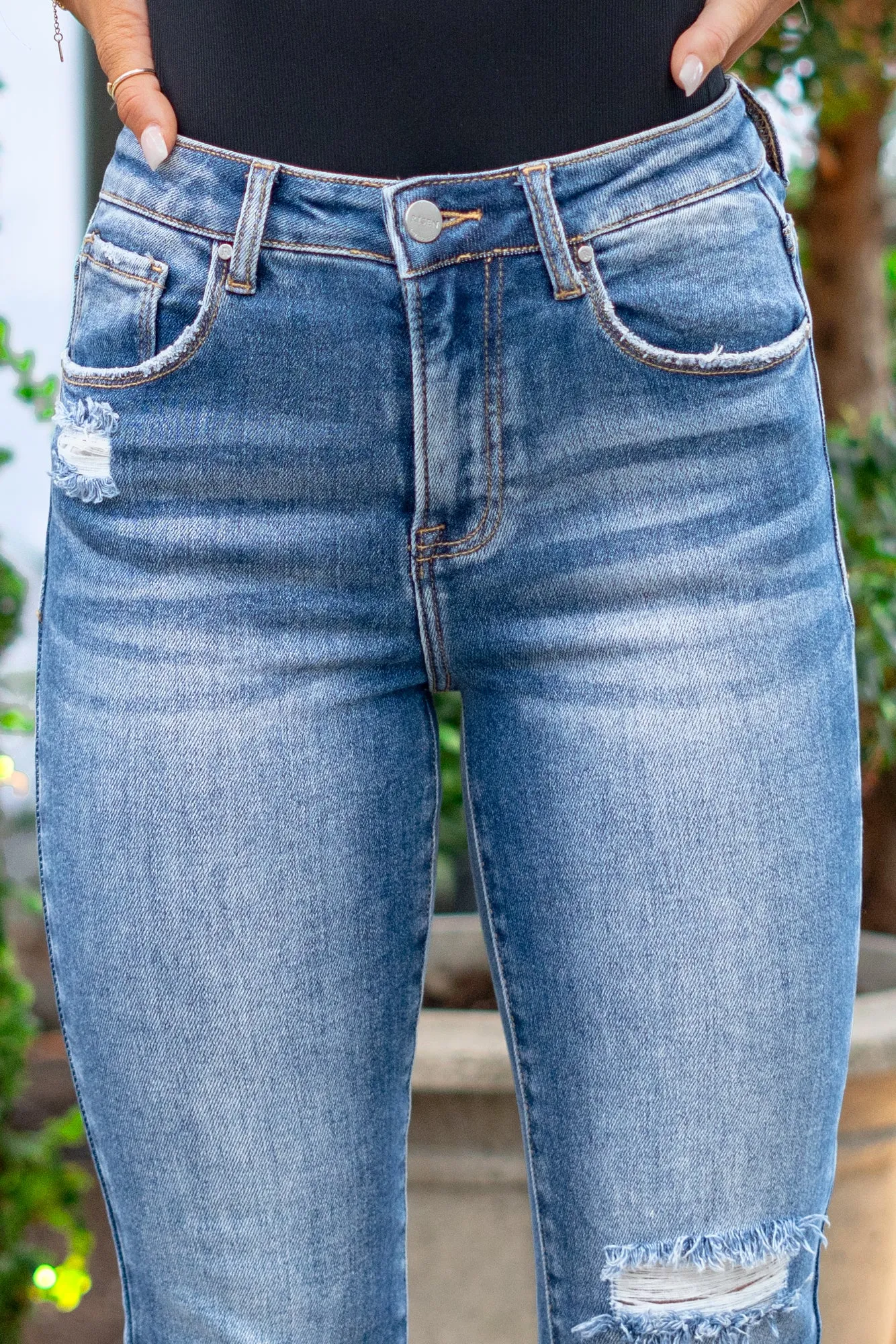 Renee High Rise Crop Flare Regular & Plus Sizes