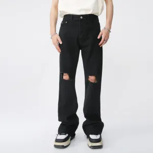 Retro Slim Denim Trousers