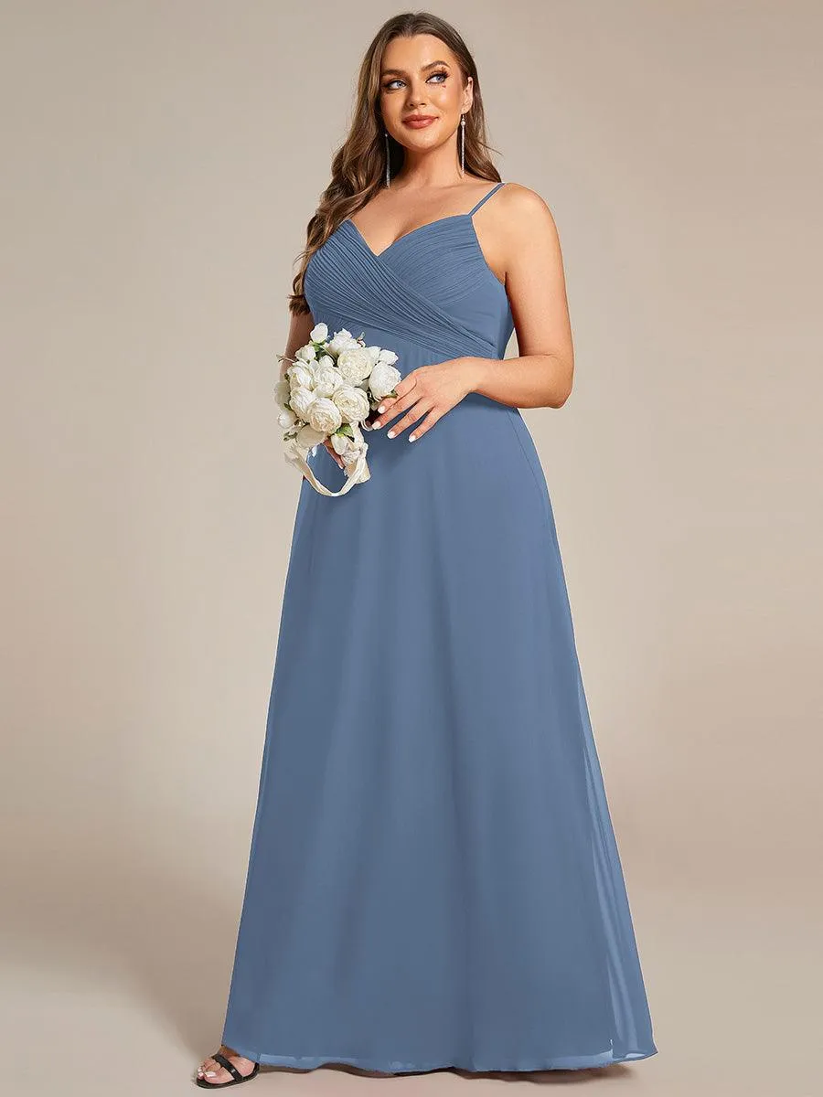 Robe de demoiselle d'honneur drapée au dos avec décolleté en cœur