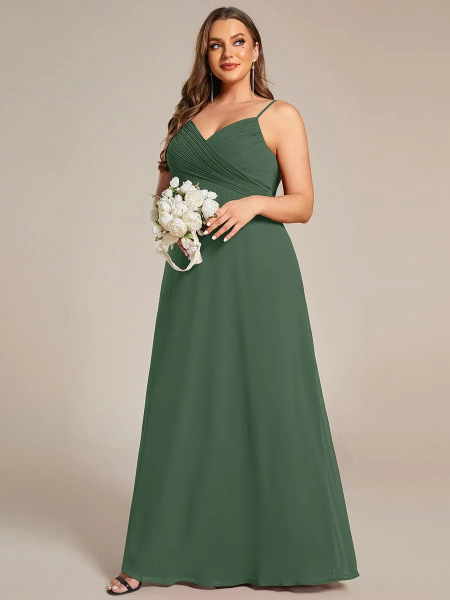 Robe de demoiselle d'honneur drapée au dos avec décolleté en cœur
