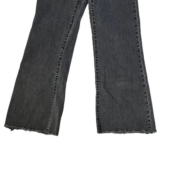 Rolla’s east coast flare high rise cropped jeans