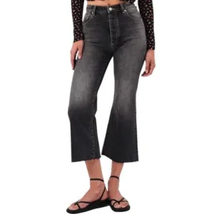 Rolla’s east coast flare high rise cropped jeans