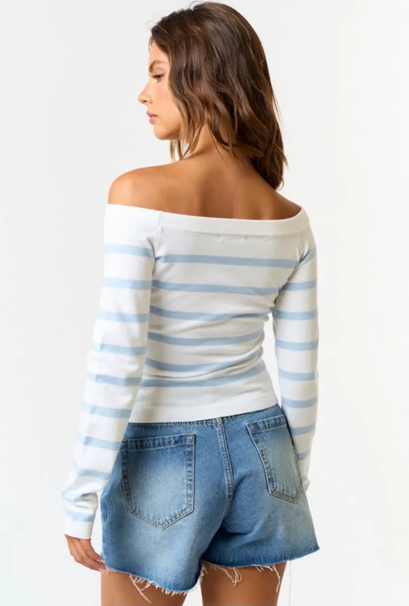 Sailer Striped Top