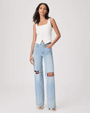 Sasha Wide Leg Jean in Maeve Destructed