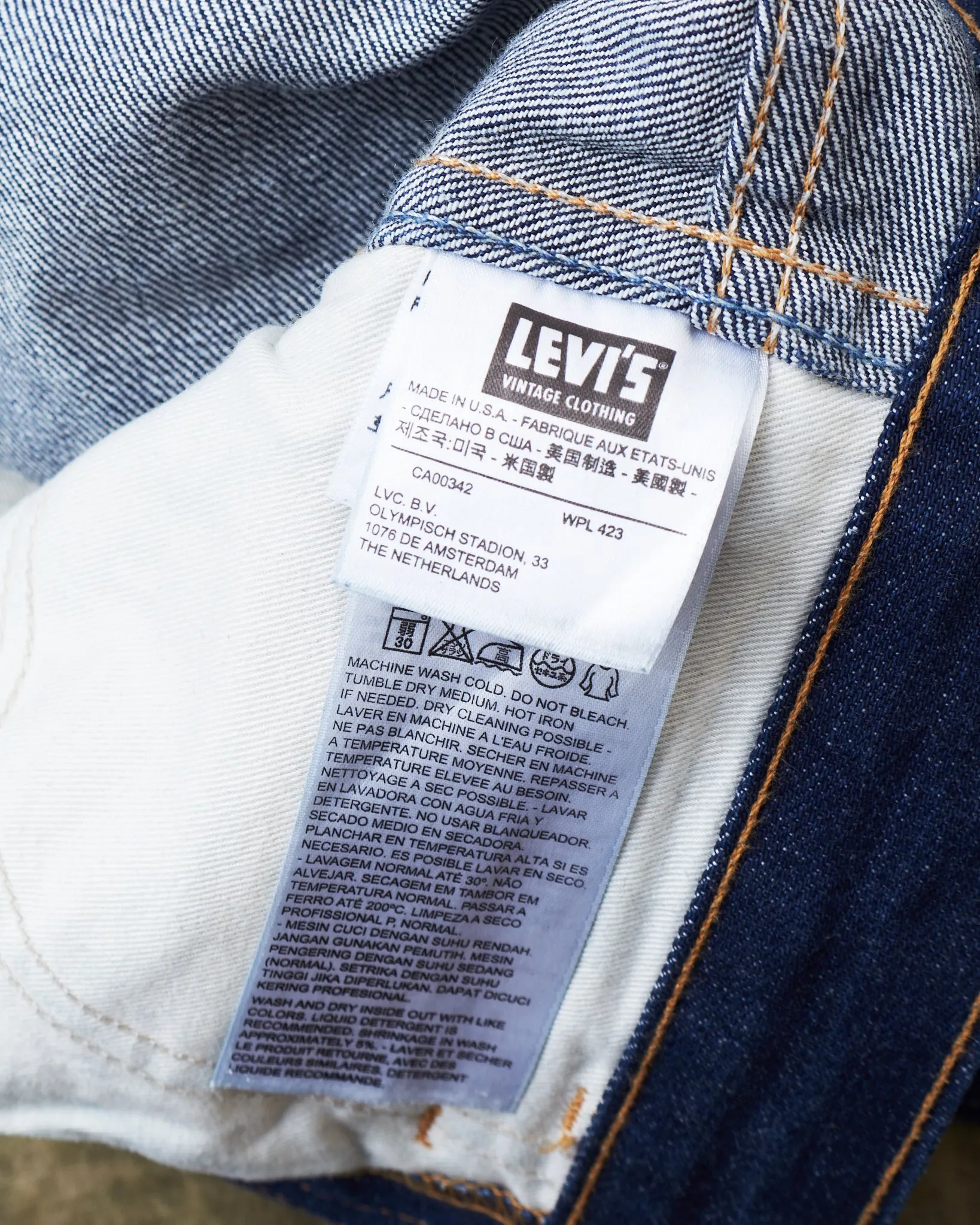 Second Hand Levi's Vintage Clothing 606 Big E Jeans W29 / L32