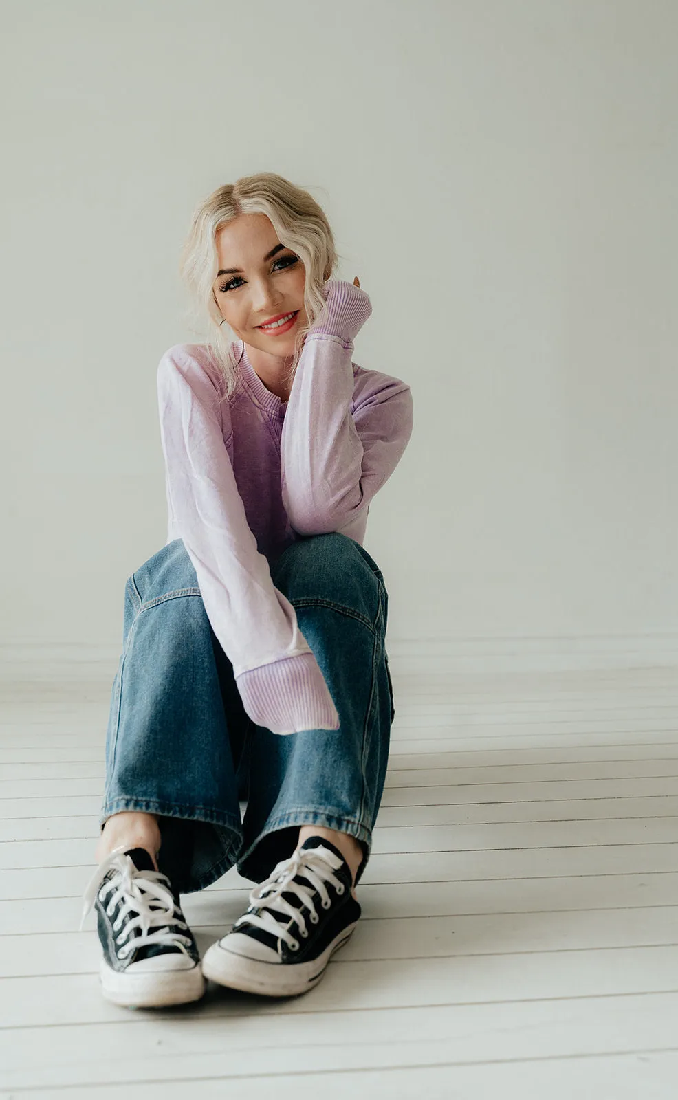 Shay Acid Wash Sweatshirt