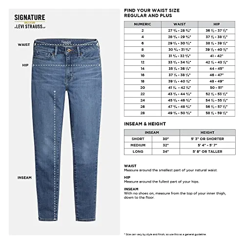 Signature by Levi Strauss & Co. Gold Label Women's Modern Skinny Jeans