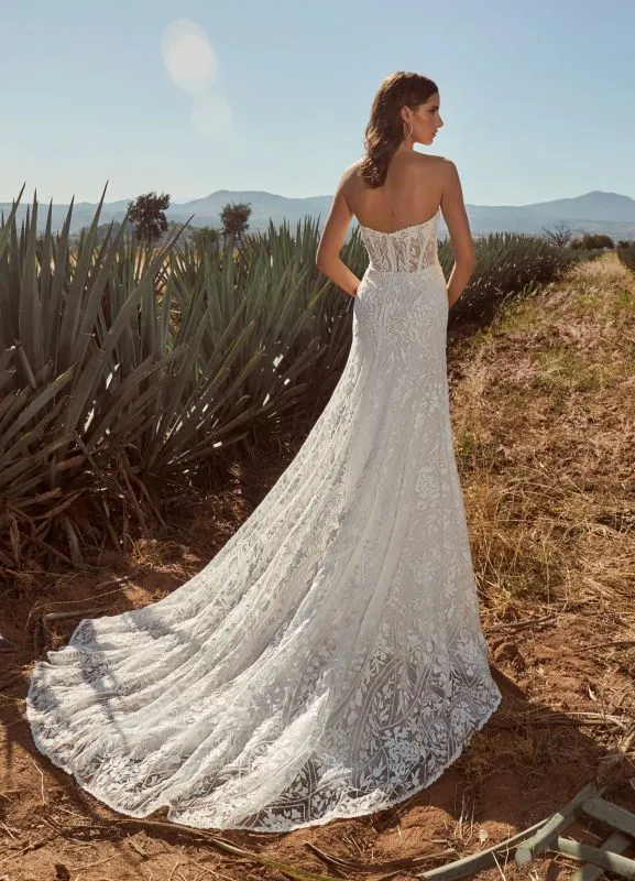 Size 12 La Perle LP2446 Cove Ivory Gown