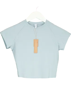 SKIMS Blue New Vintage Raglan T-shirt UK XS