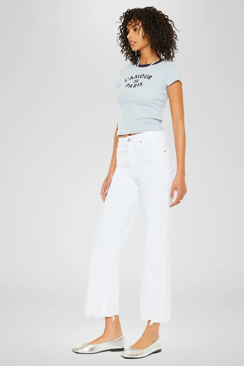 Skyla High Rise Slim Wide Leg Jeans