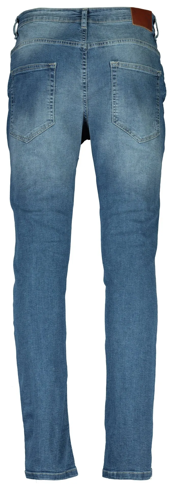 Slim Fit Mid Wash Stretch Jeans