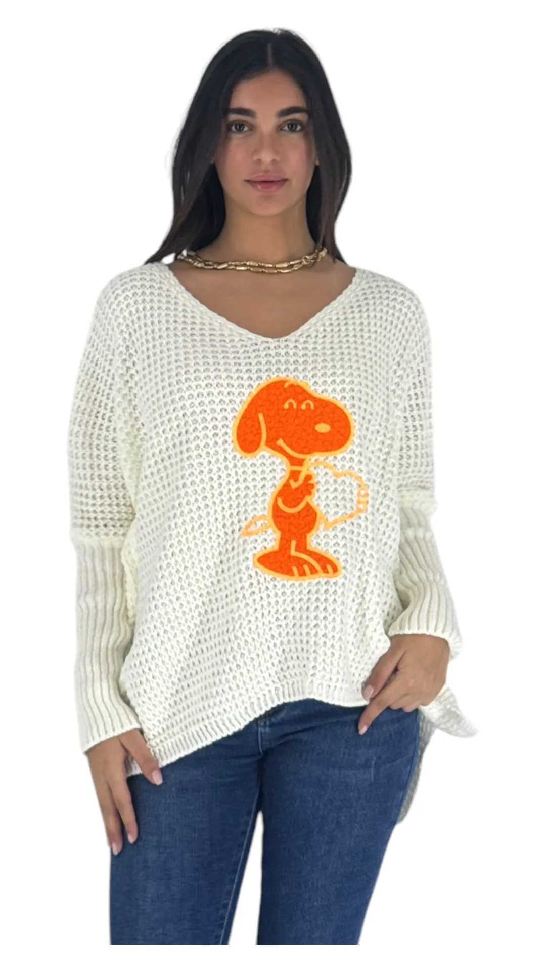 Snoopy white top