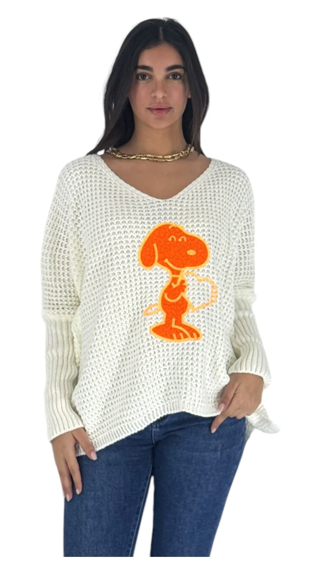 Snoopy white top
