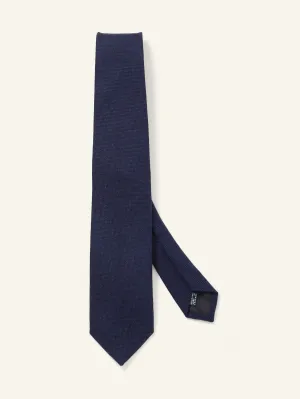 Solid Cashmere Tie Navy