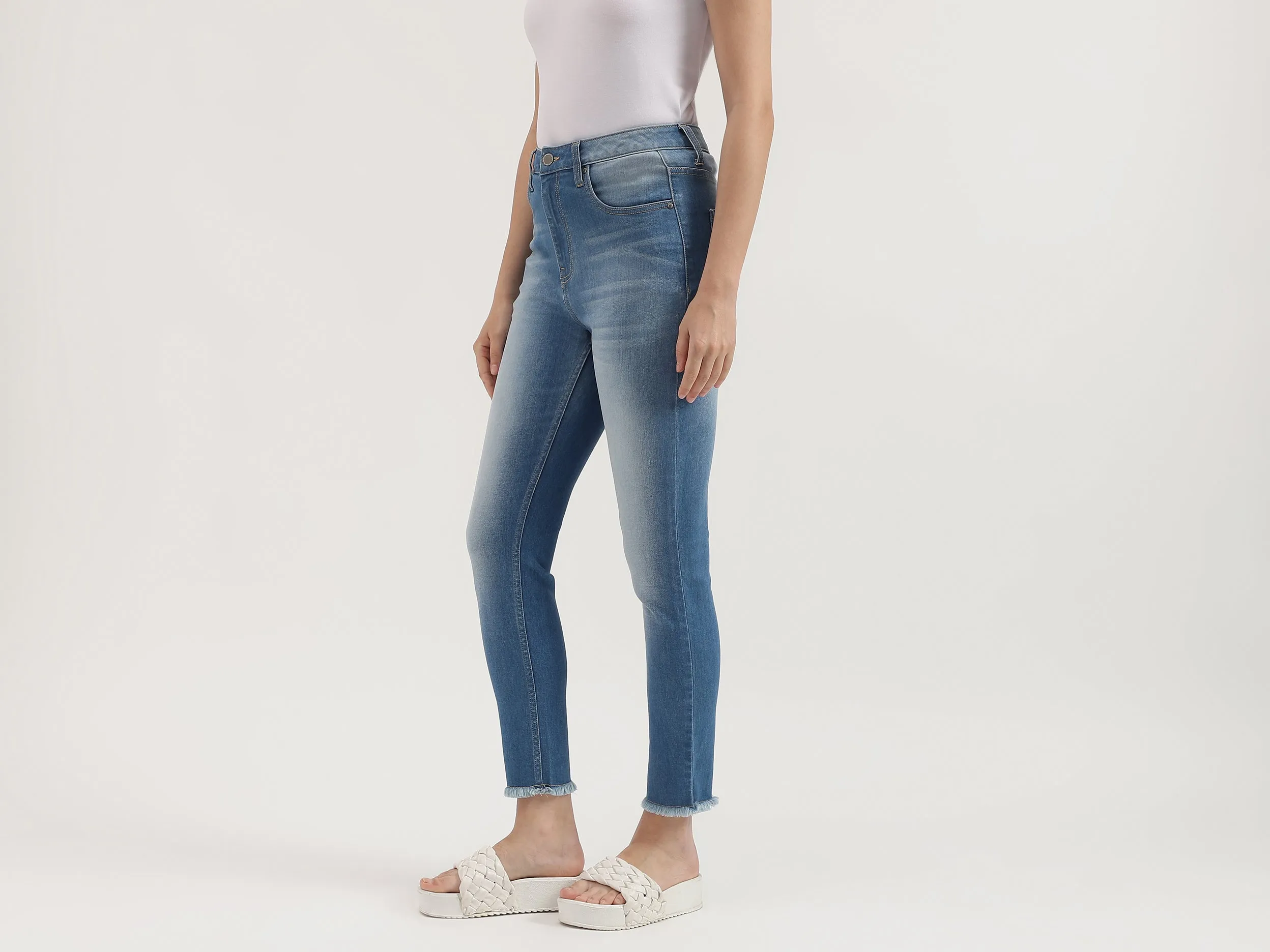 Solid Skinny Fit Jeans