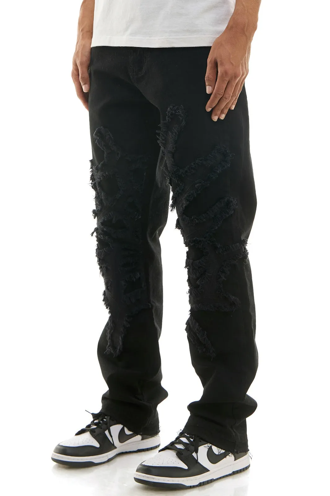 Spider Web Slim Jeans - Slim Fit