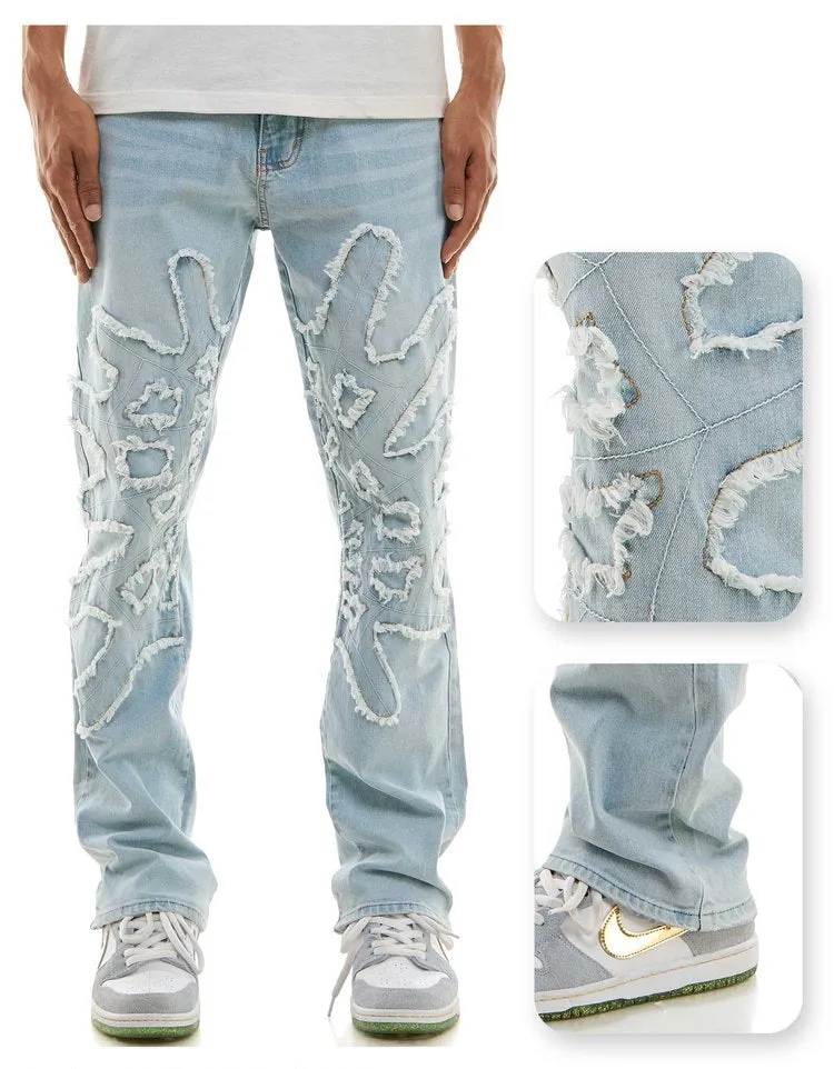 Spider Web Slim Jeans - Slim Fit