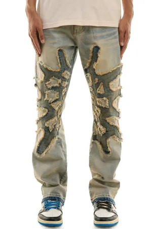 Spider Web Slim Jeans - Slim Fit