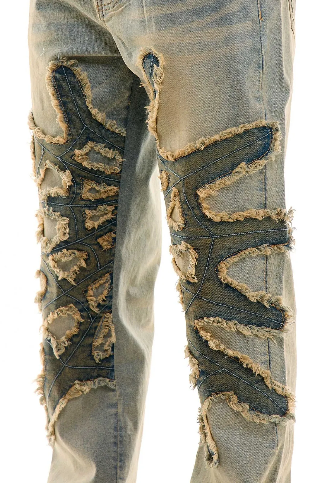 Spider Web Slim Jeans - Slim Fit