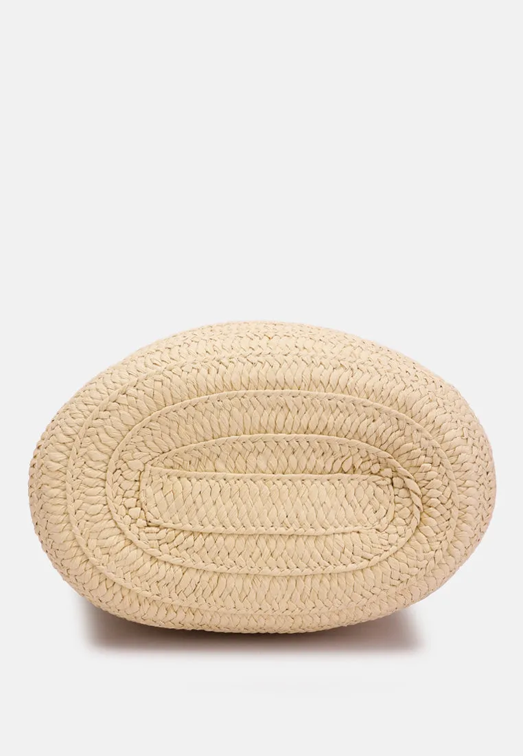 Straw Rope Market Tote Bag By Ruw