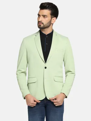 stretchable Textured Men Blazer