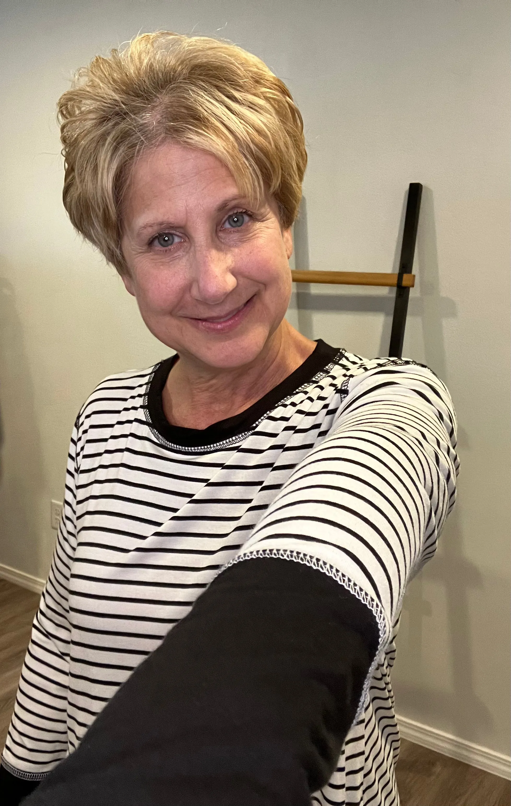 Striped Tunic Style T-Shirt