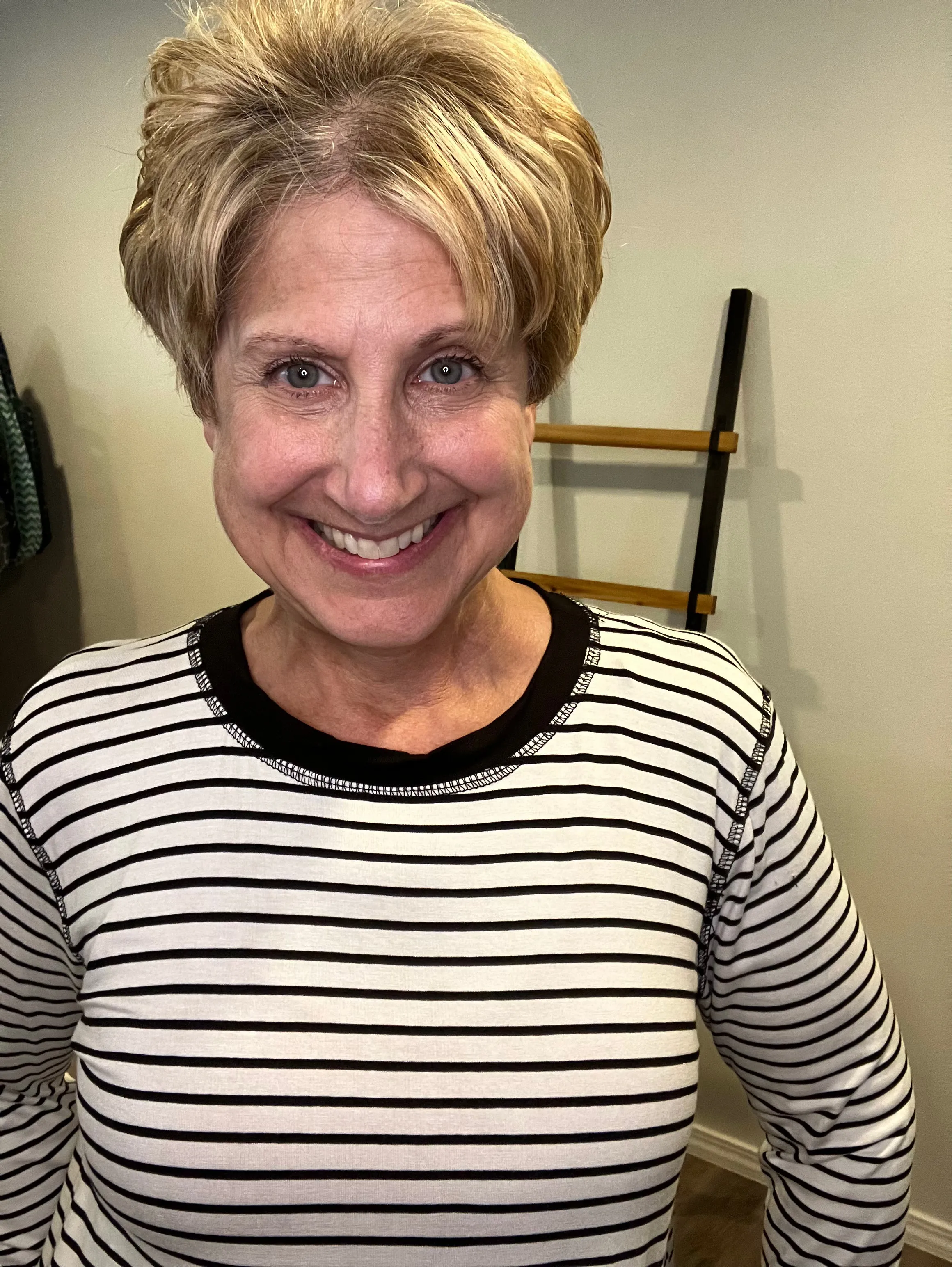 Striped Tunic Style T-Shirt