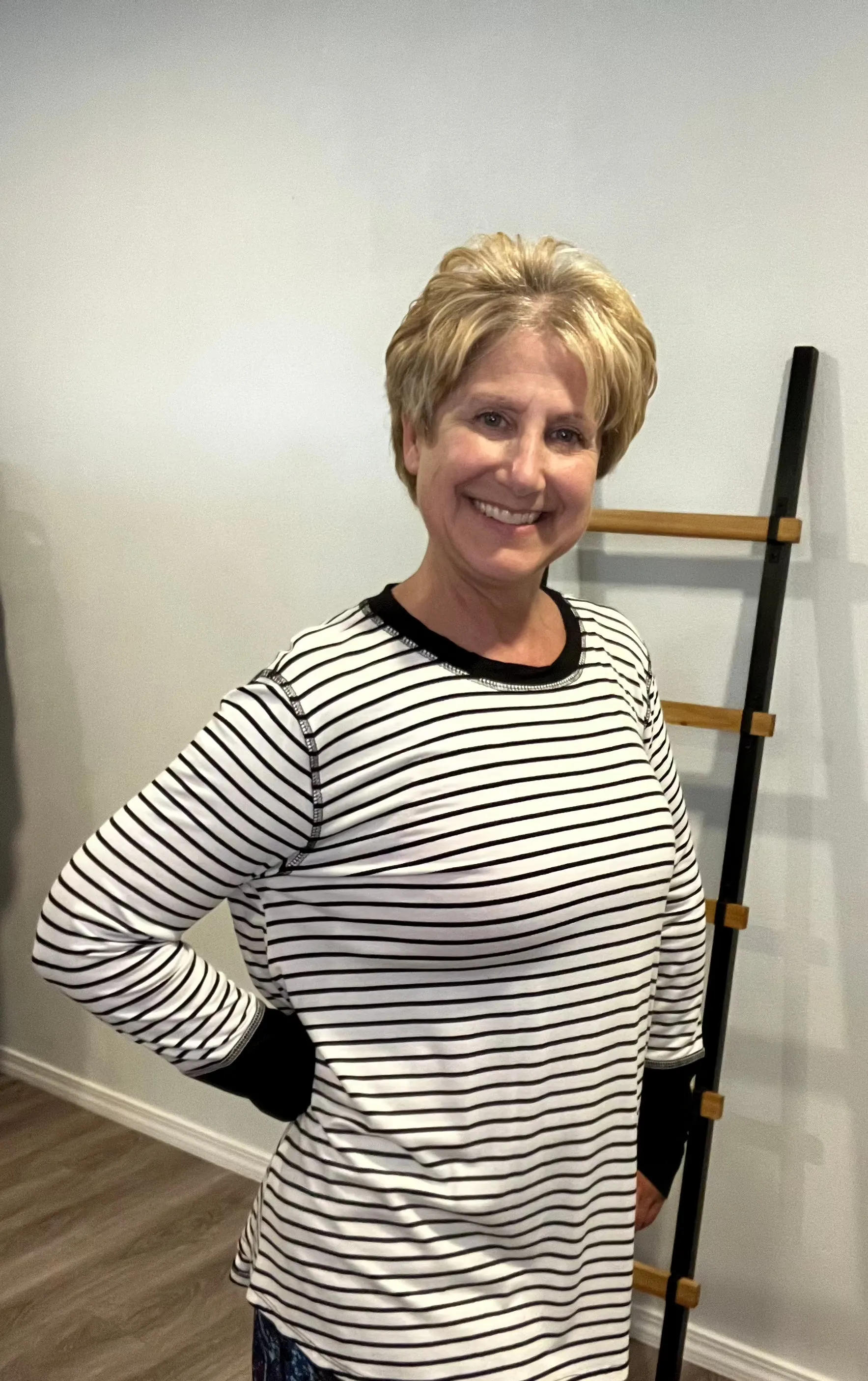 Striped Tunic Style T-Shirt