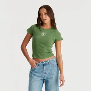 Sun Spiral Staple Rib Tee
