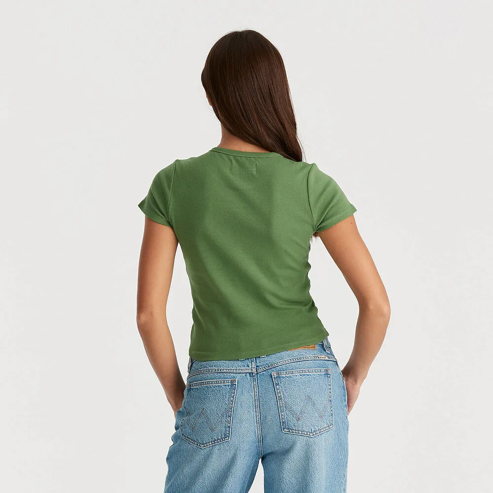 Sun Spiral Staple Rib Tee