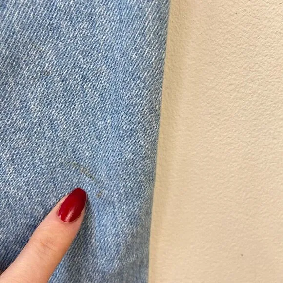 Sunset Blues Vintage Deadstock High Rise Pleated Western Light Wash Mom Jeans