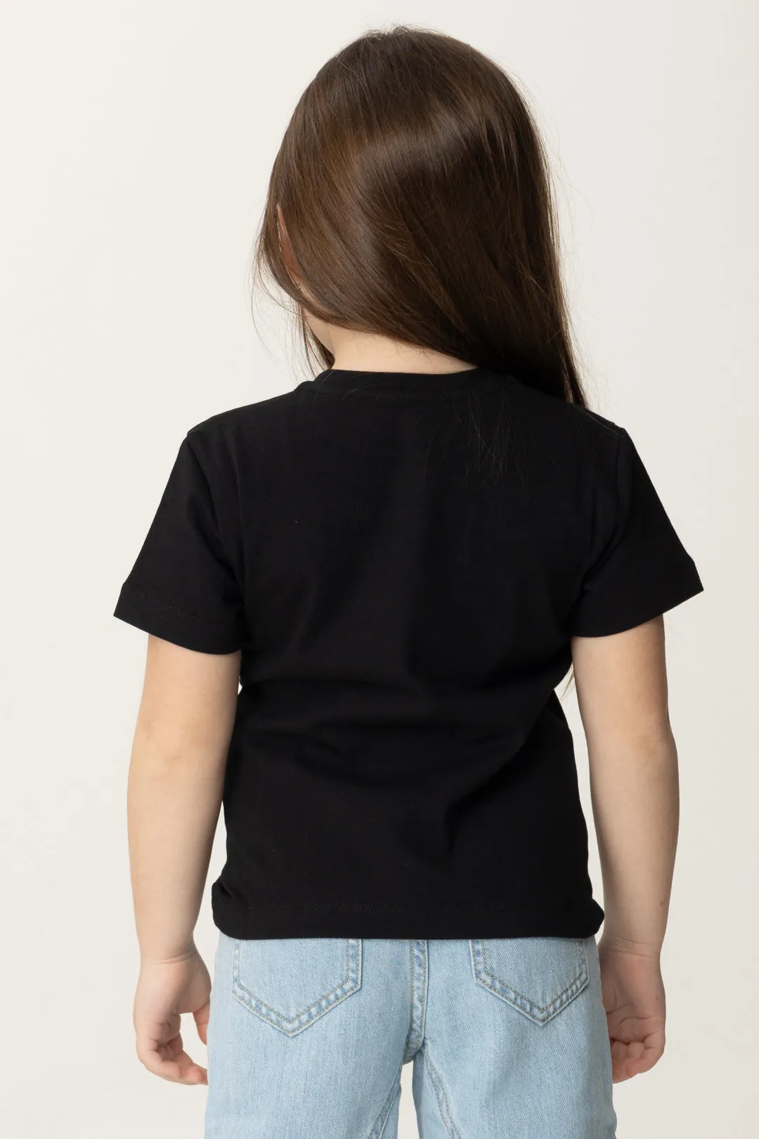 T-shirt con Ricamo Etichetta