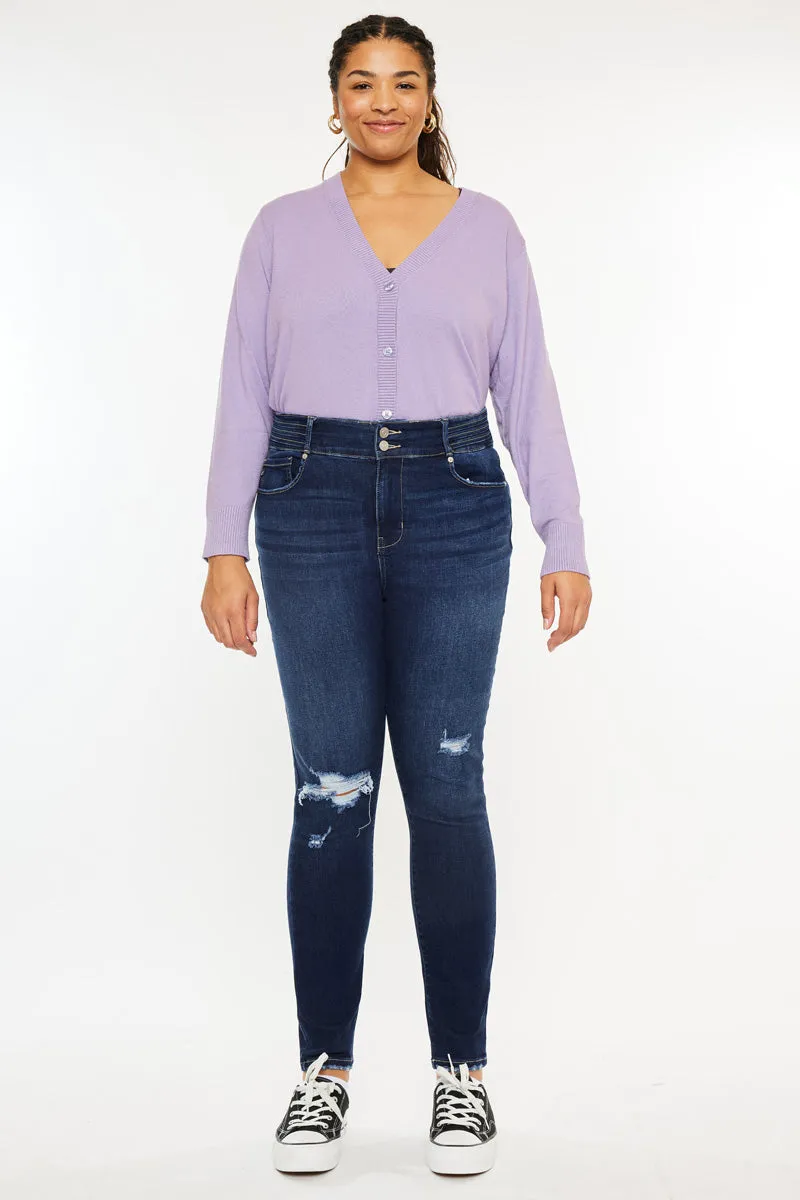 Taly High Rise Super Skinny Jeans (Plus Size)