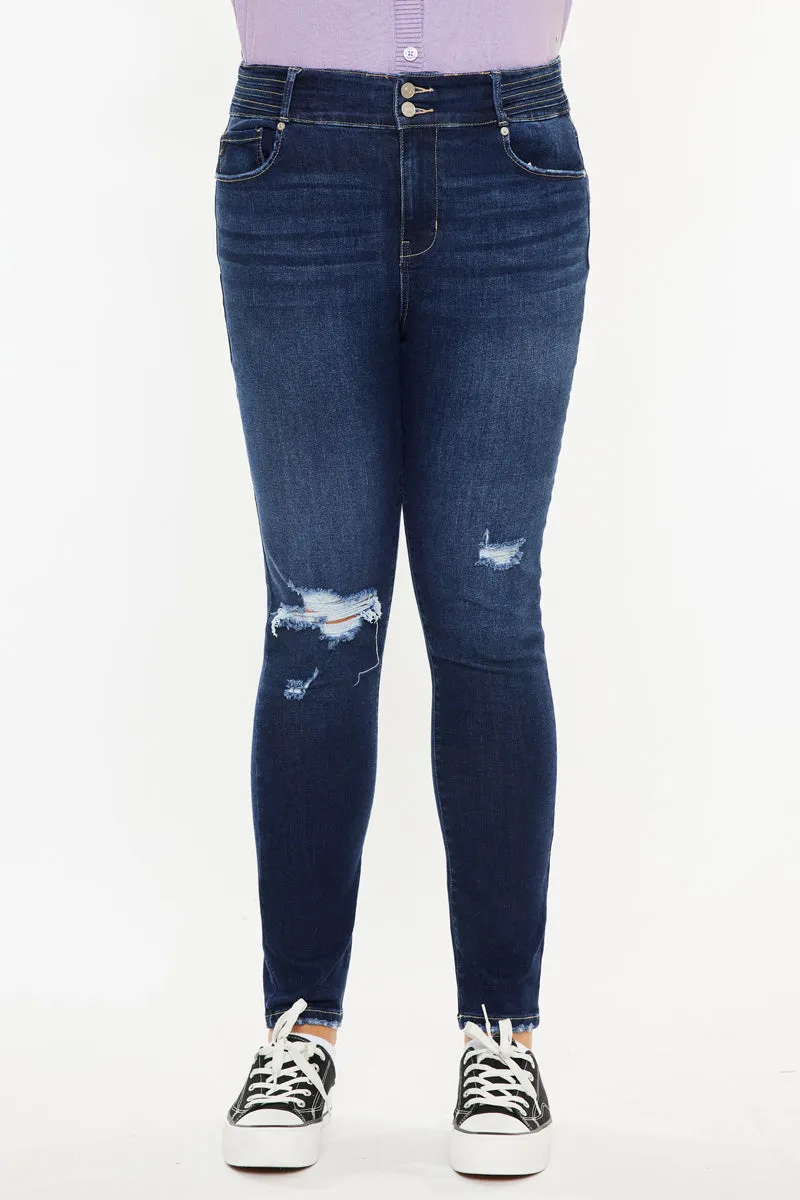Taly High Rise Super Skinny Jeans (Plus Size)