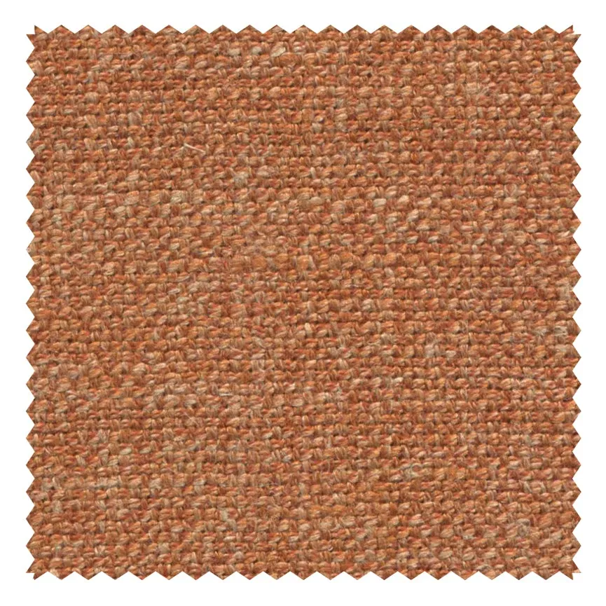 Terracotta "Hopsack" Silk/Linen/Wool