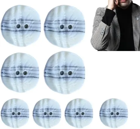 Textured Stone Design Abs Buttons(Pack of 8 Buttons)