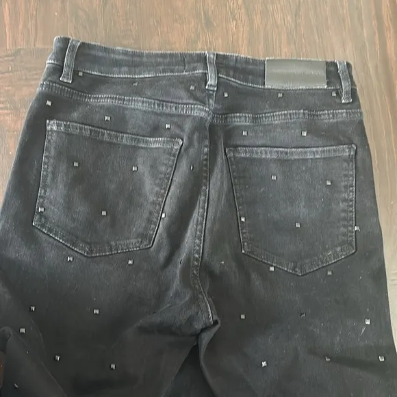 The Kooples Black Lizy Studded Women’s Jeans size 29