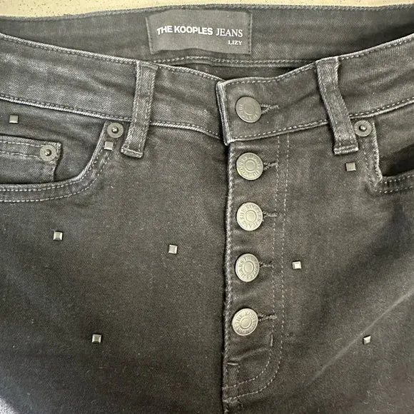 The Kooples Black Lizy Studded Women’s Jeans size 29