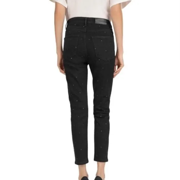 The Kooples Black Lizy Studded Women’s Jeans size 29