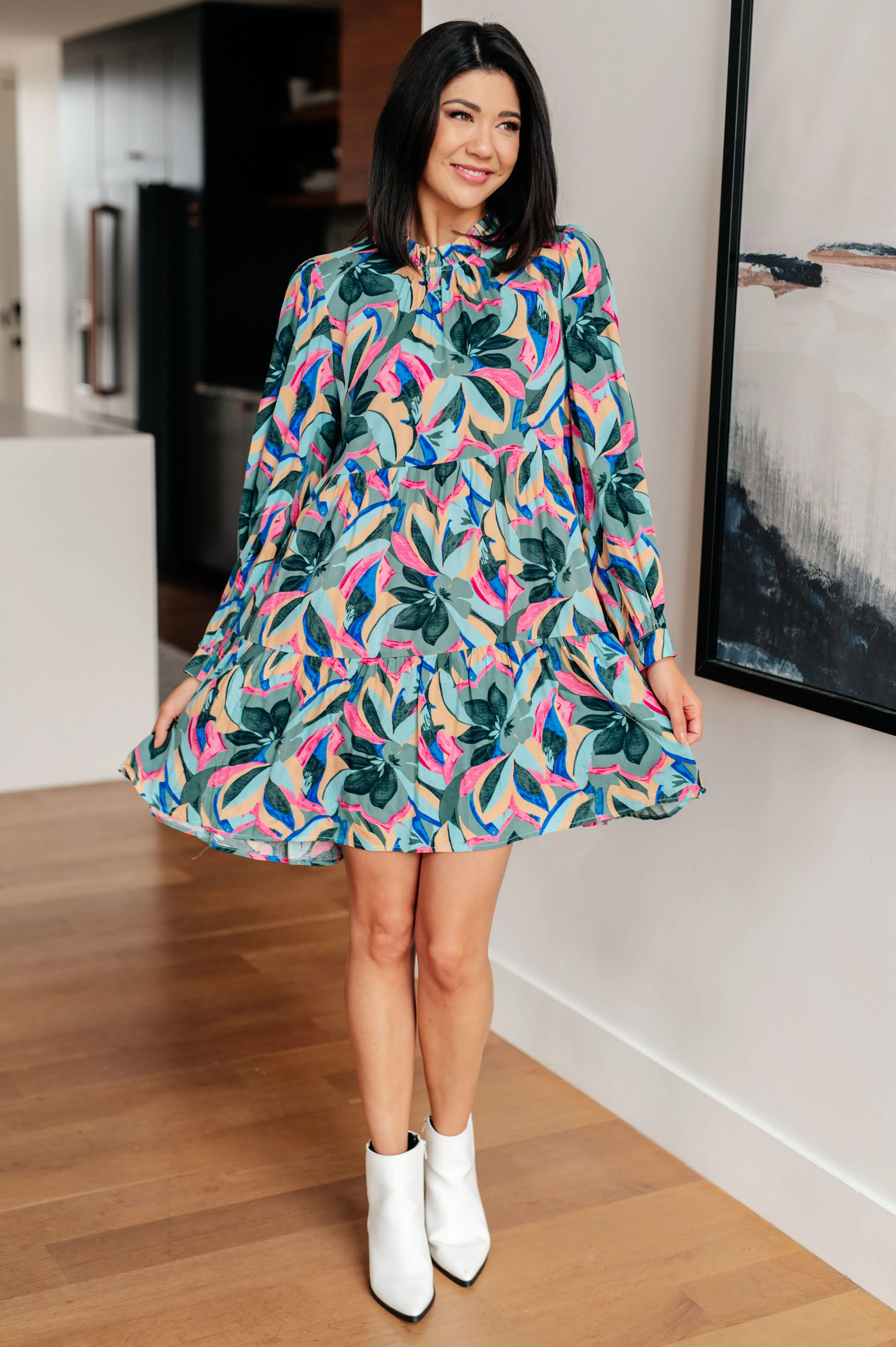 Thrill of It All Floral Dress
