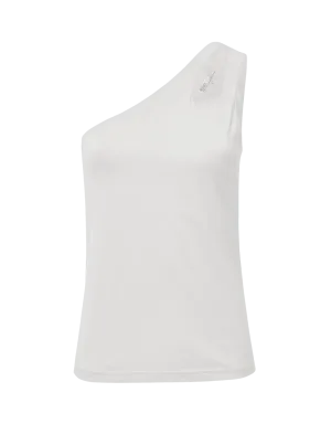 Top Salsa Jeans con Escote Asimétrico Blanco