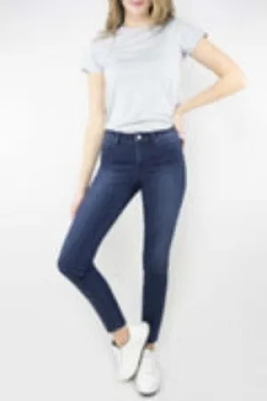 Tractr Nina Hi Waist Skinny Jean, Dark Wash