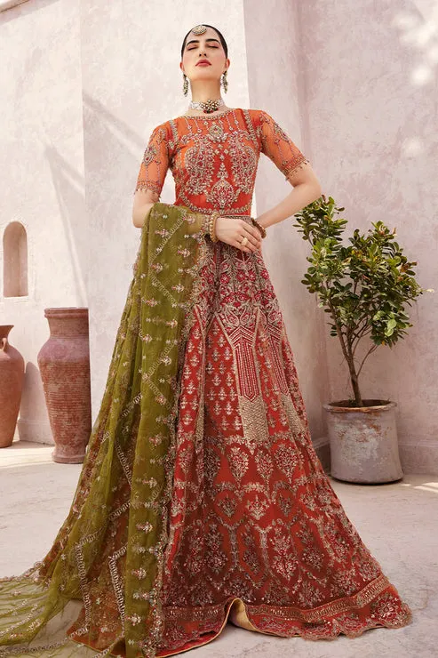 Traditional Pishwas and Dupatta Indian Wedding Dress