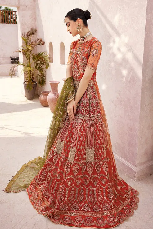 Traditional Pishwas and Dupatta Indian Wedding Dress