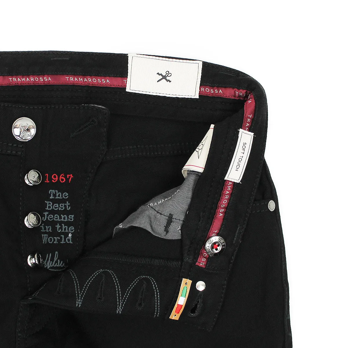 Tramarossa - Leonardo Slim 1 Moon Jeans in Black