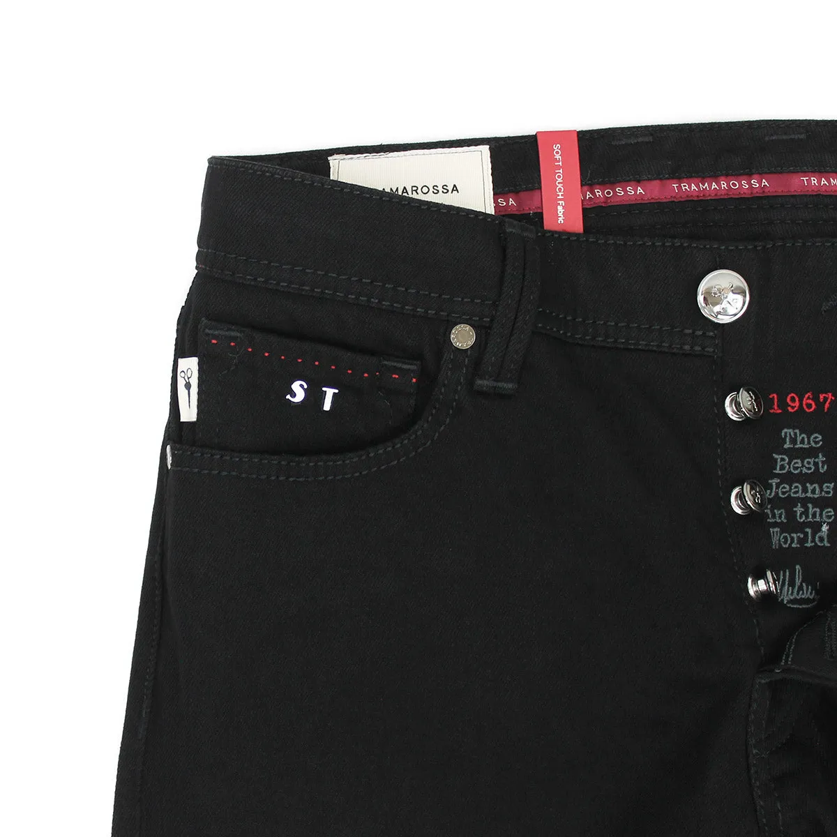 Tramarossa - Leonardo Slim 1 Moon Jeans in Black