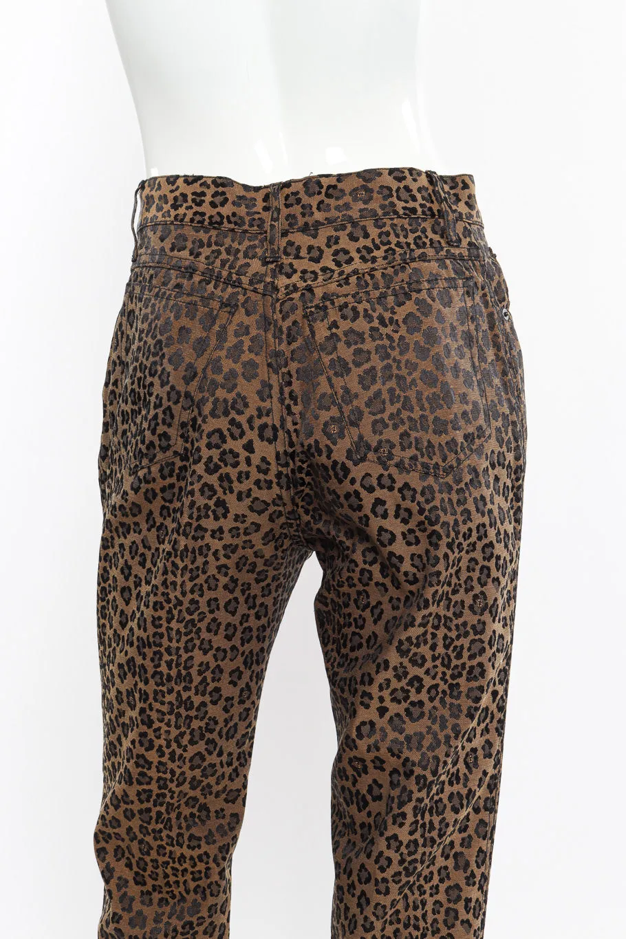 Twill Leopard Jean