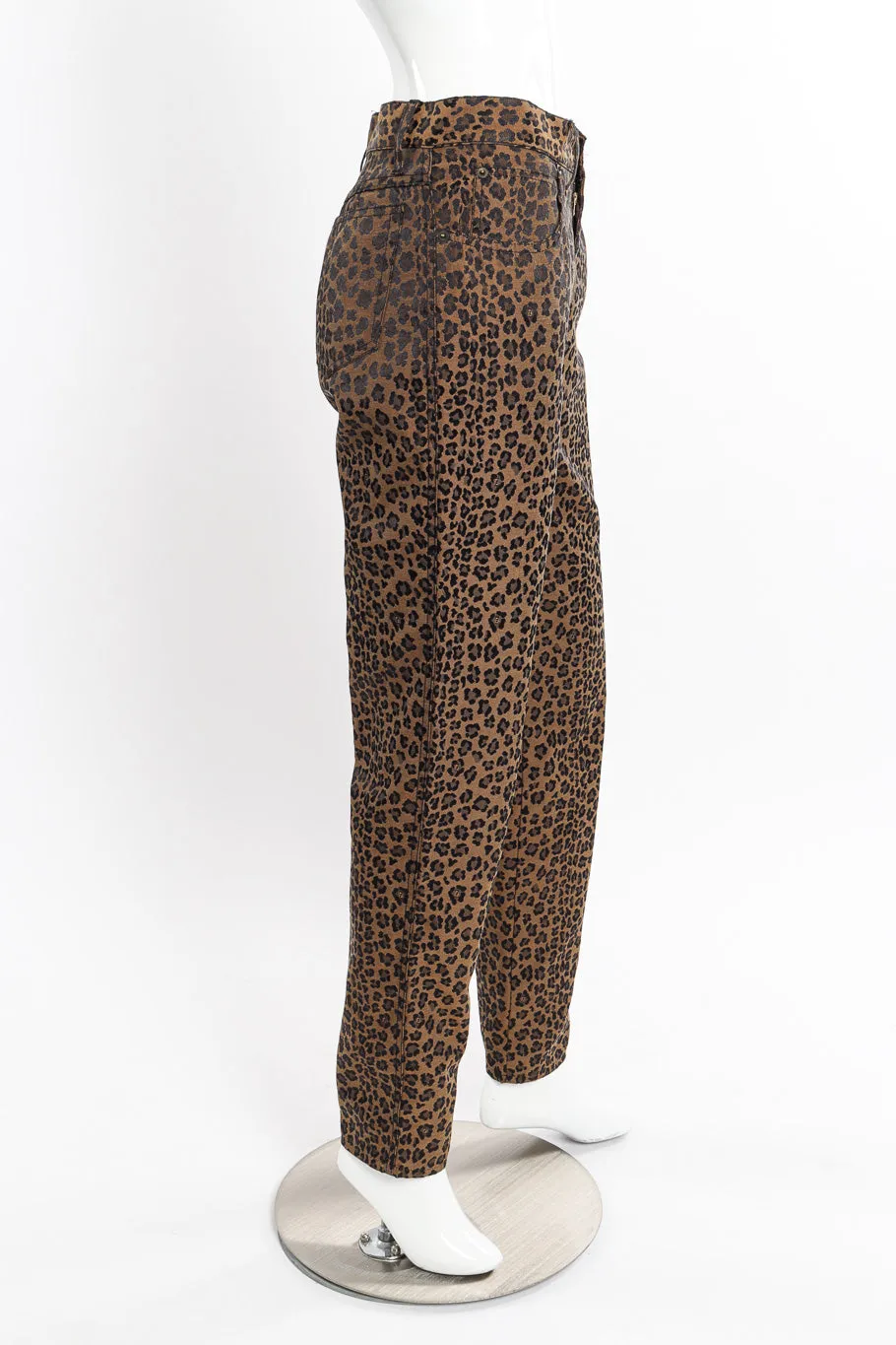 Twill Leopard Jean