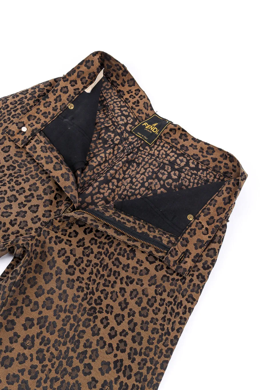 Twill Leopard Jean