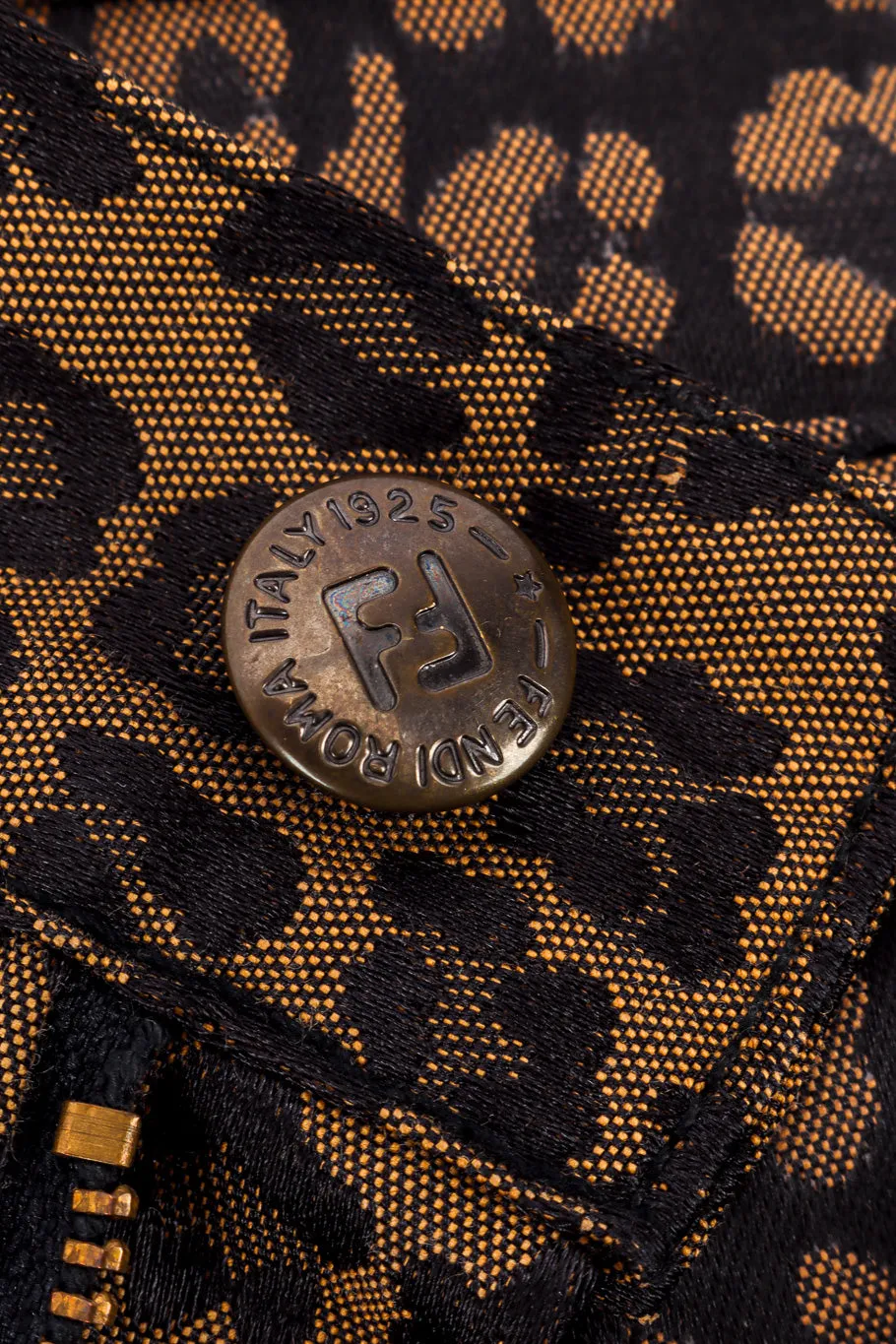 Twill Leopard Jean